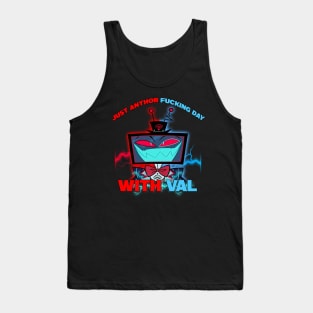 Funny And Crazy Hazbin Hotel Vox Tank Top